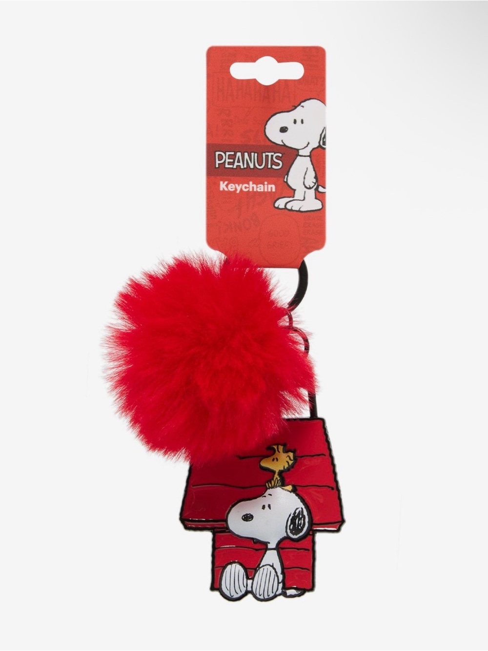 New Peanuts Snoopy Doghouse Multi-Charm Keychain